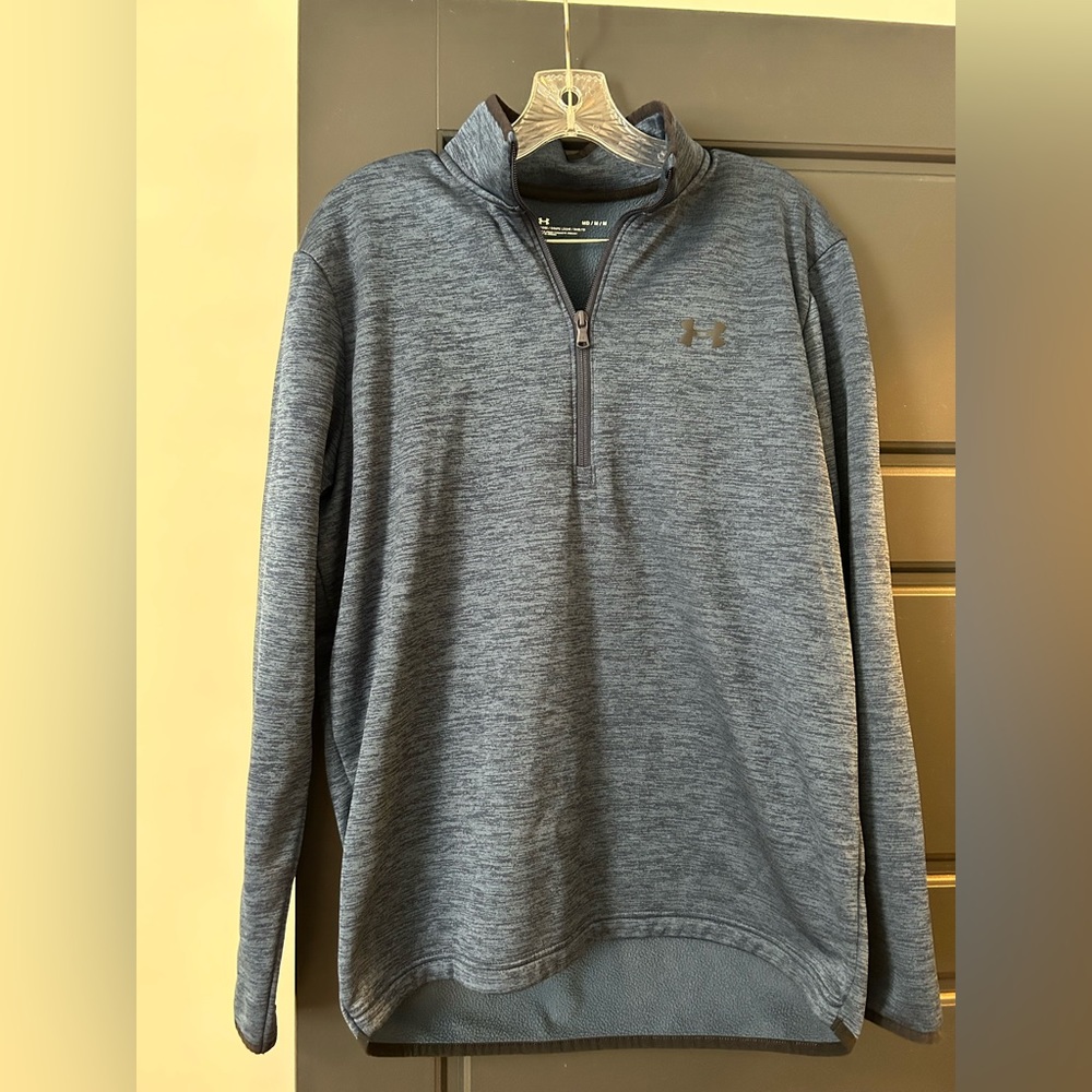 Men’s Blue Under Armor Tech Half Zip Medium